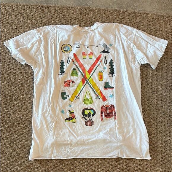 FP Movement by Free People White Graphic Tee - Picture 1 of 10